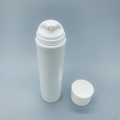 Bouteille d'emballage sous vide en plastique britannique pour cosmétiques sans air 100 150 200 ml