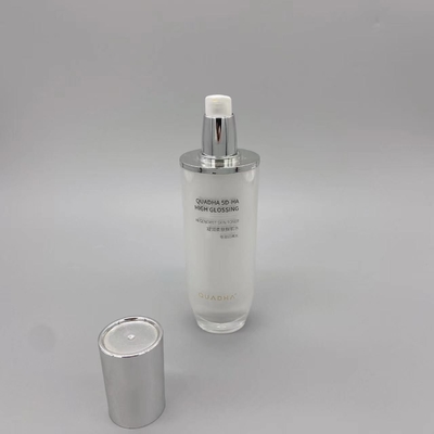 Conteneur cosmétique en plastique d'emballage de crème de sérum de bouteille de pompe de lotion