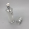 La pompe privée d'air acrylique argentée mate du sérum blanc pp met 15ml en bouteille 30ml 50ml 100g