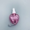 Aseptisant de main de bouteille d'ANIMAL FAMILIER de Mini Heart Leaf Shape Cosmetic avec la chaîne principale
